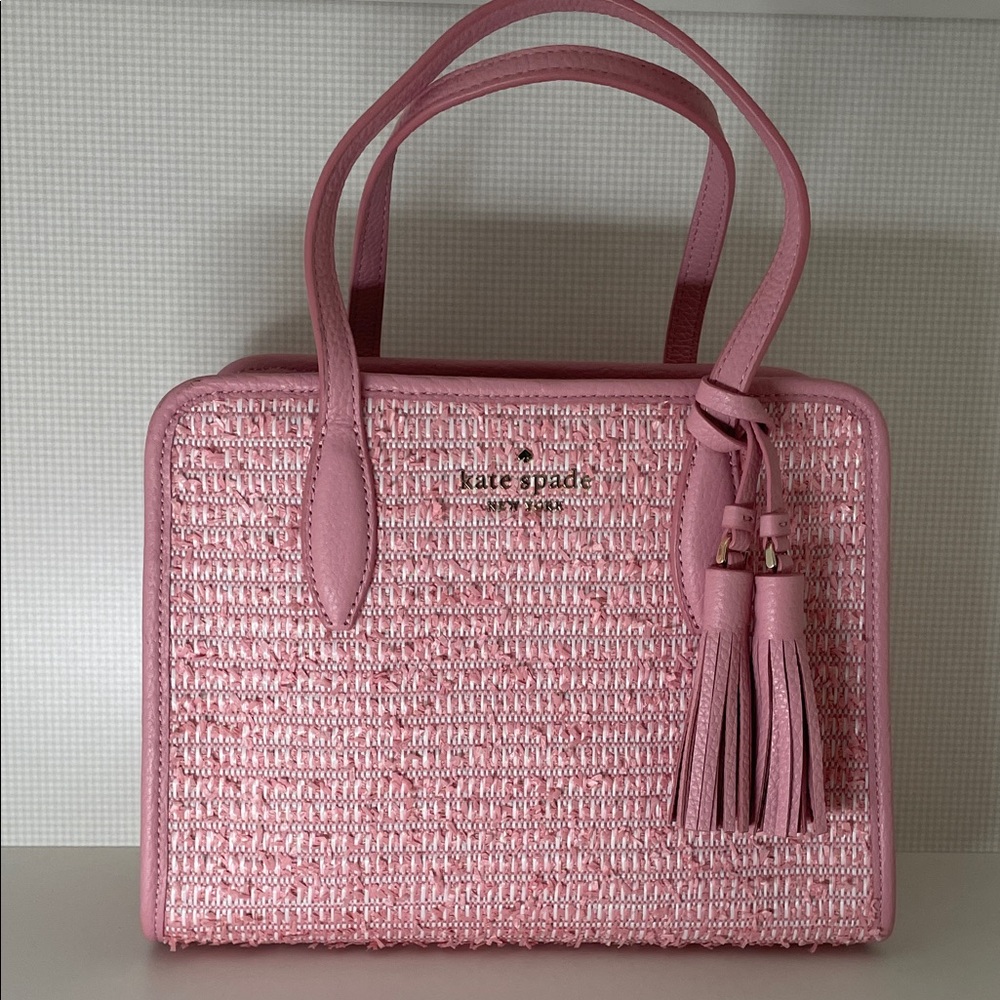 Kate Spade Pink Textured Satchel